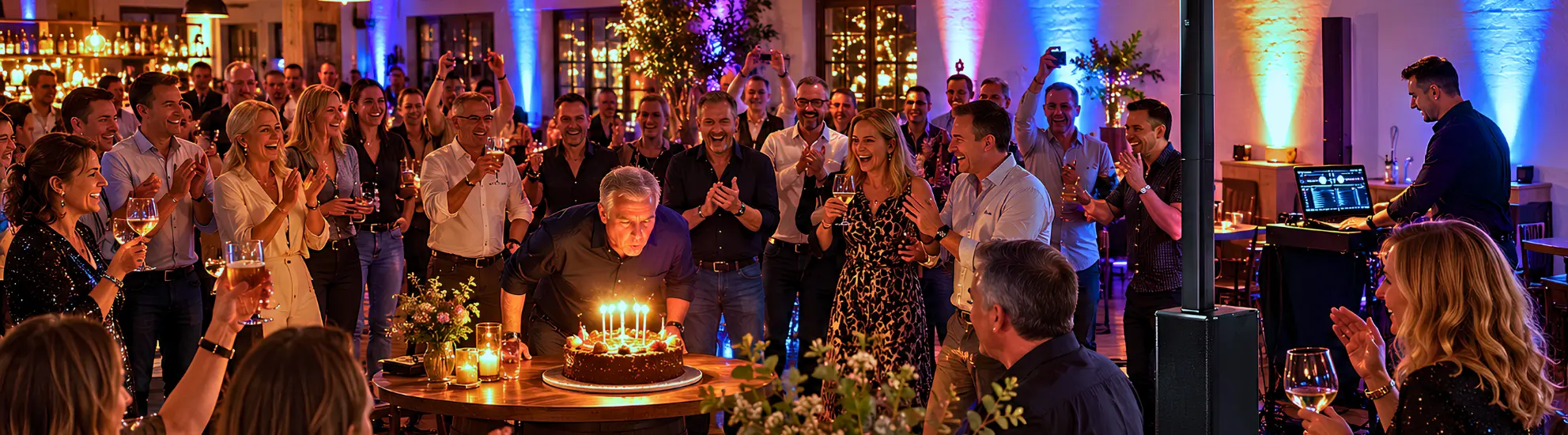 Geburtstagsfeier Eventtechnik Augsburg